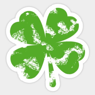 St. Patricks Day Four Leaf Clover Sticker